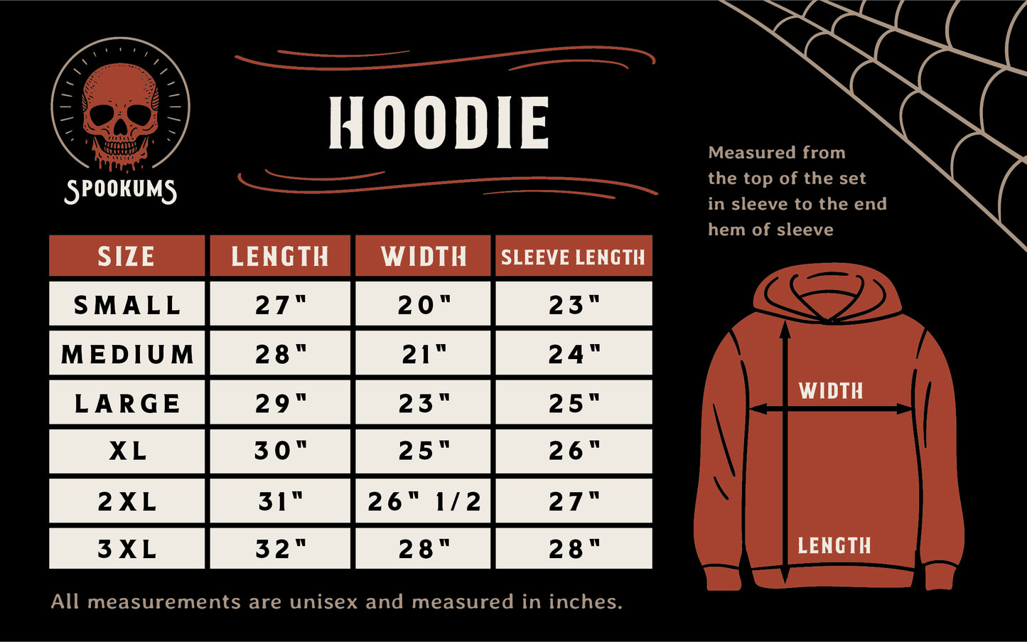 Spooky Vibes Premium Embroidered Hoodie
