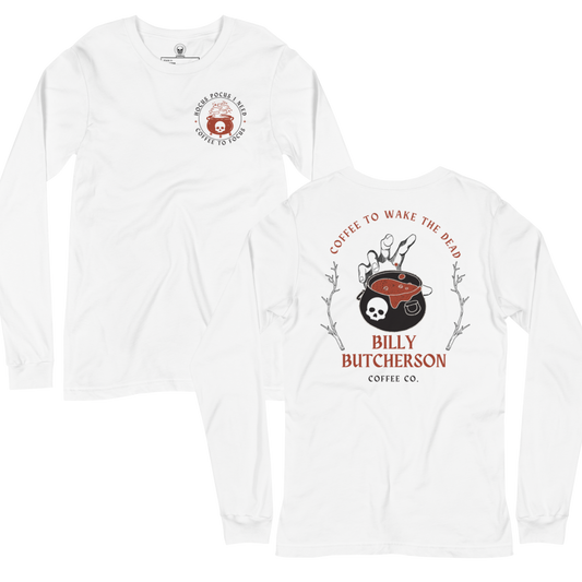 Hocus Pocus I Need Coffee To Focus Premium Long Sleeve