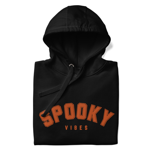 Spooky Vibes Premium Embroidered Hoodie